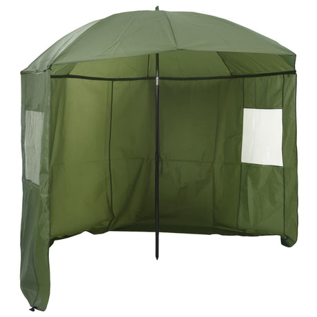 Vidaxl vis paraplu geel leger 240 x 210 cm oxford polyester