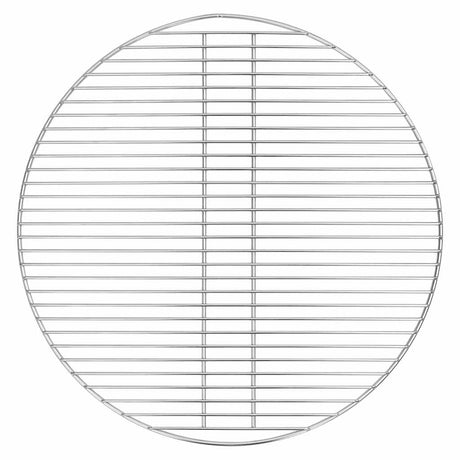 Vidaxl barbecuerooster zilver 57 x 57 cm roestvrij staal