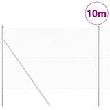 Vidaxl afrasteringspaal zilver 10 x 1,6 m (13 mm gaas) staal