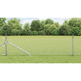 Vidaxl afrasteringspaal zilver 10 x 0,4 m (13 mm gaas) staal