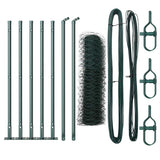Vidaxl afrasteringspaal groen 10 x 0,4 m (50 mm mesh) staal en pvc