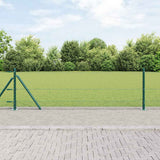 Vidaxl afrasteringspaal groen 10 x 0,6 m (13 mm gaas) staal en pvc