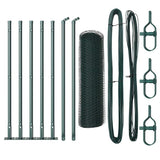 Vidaxl afrasteringspaal groen 10 x 0,6 m (13 mm gaas) staal en pvc