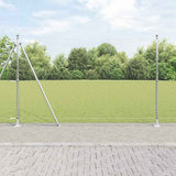 Vidaxl afrasteringspaal zilver 10 x 1,4 m (25 mm gaas) staal