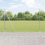 Vidaxl afrasteringspaal zilver 25 x 1,4 m (36 mm gaas) staal
