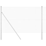 Vidaxl afrasteringspaal zilver 10 x 1,5 m (12 x 12 mm gaas) staal