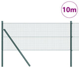 Vidaxl afrasteringspaal groen 10 x 0,5 m (16 x 16 mm gaas) staal