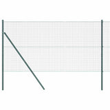 Vidaxl afrasteringspaal groen 10 x 1 m (25 x 25 mm gaas) staal