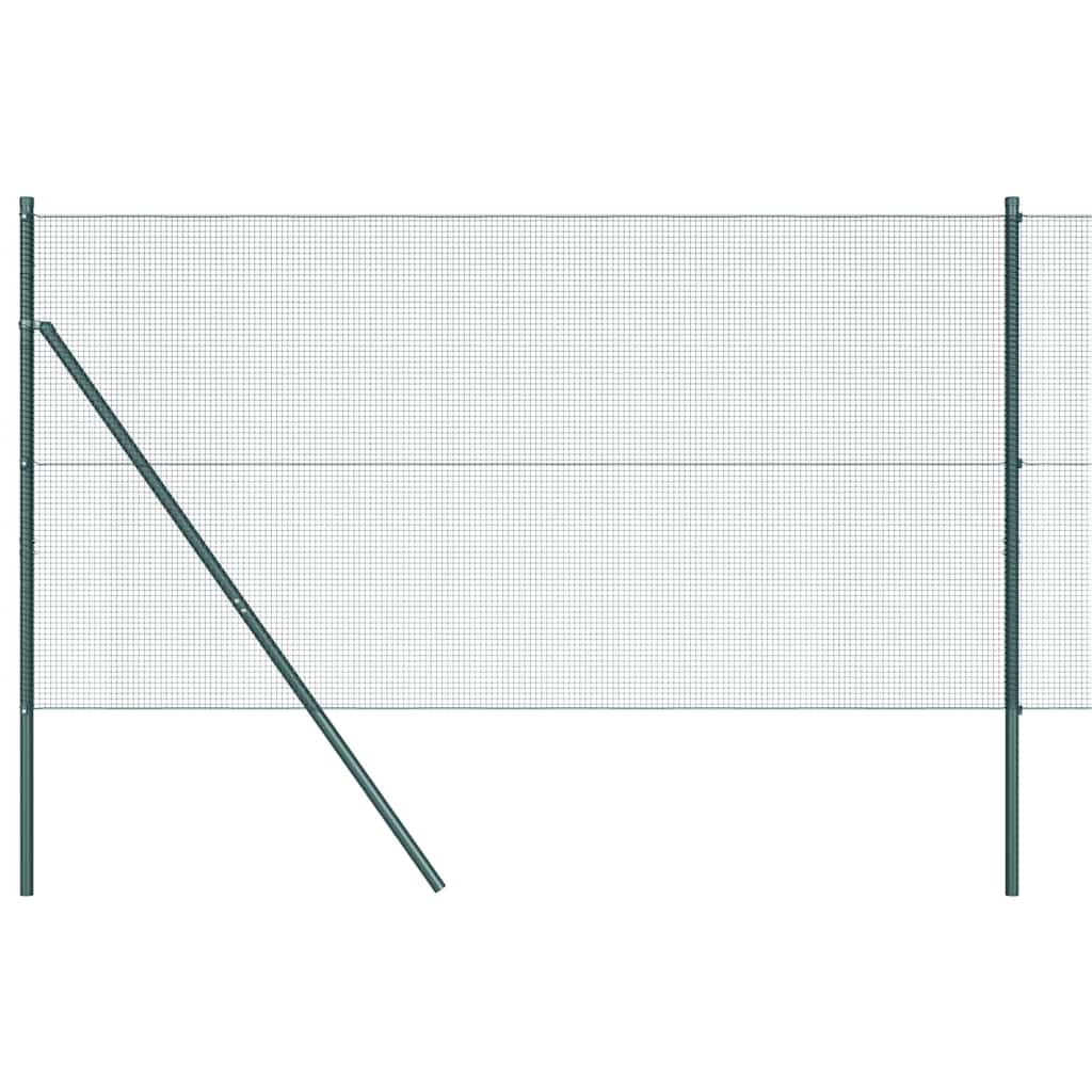 Vidaxl afrasteringspaal groen 10 x 1,2 m (12 x 12 mm gaas)