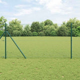 Vidaxl afrasteringspaal groen 10 x 1,4 m (25 x 25 mm gaas)
