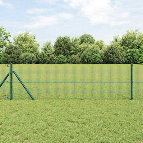 Vidaxl afrasteringspaal groen 25 x 0,4 m (19 x 19 mm gaas)