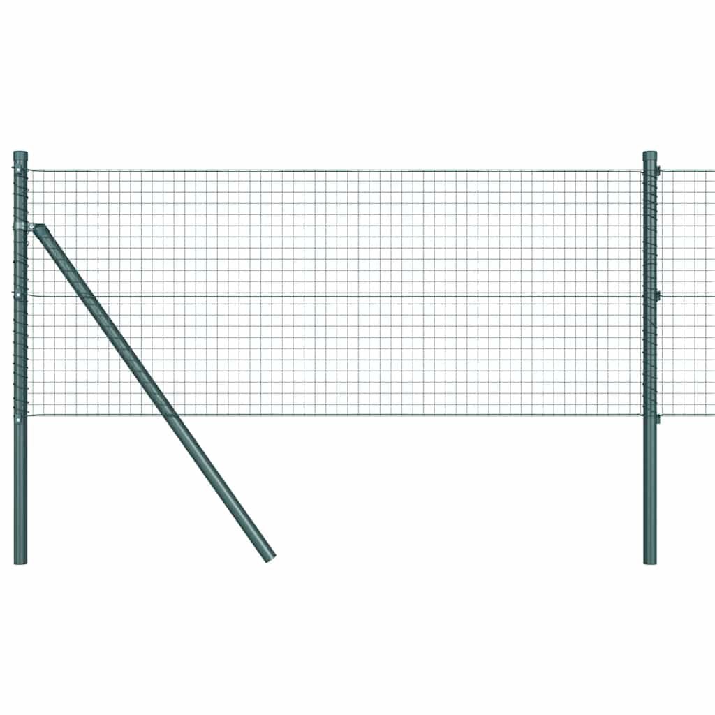 Vidaxl afrasteringspaal groen 25 x 0,4 m (25 x 25 mm gaas)
