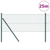 Vidaxl afrasteringspaal groen 25 x 0,6 m (25 x 25 mm gaas)