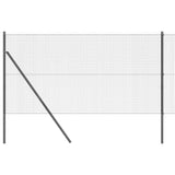 Vidaxl afrasteringspaal grijs 10 x 1,4 m (12 x 12 mm gaas)