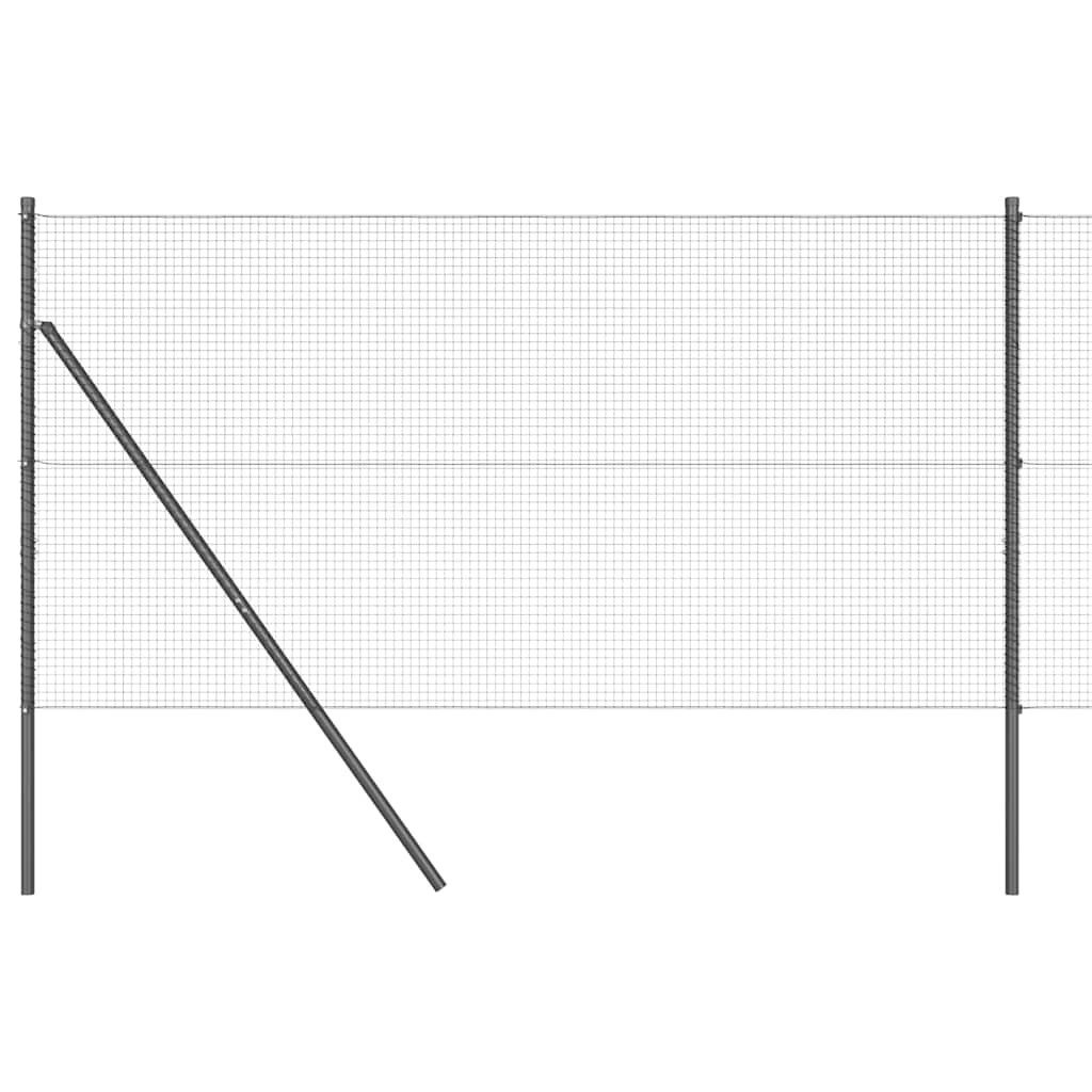 Vidaxl afrasteringspaal grijs 10 x 1,4 m (19 x 19 mm gaas)