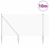 Vidaxl afrasteringspaal zilver 10 x 1 m (12 x 12 mm gaas) staal