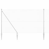 Vidaxl afrasteringspaal zilver 10 x 1,5 m (16 x 16 mm gaas) staal