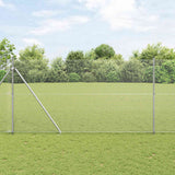 Vidaxl afrasteringspaal zilver 10 x 1,5 m (19 x 19 mm gaas) staal