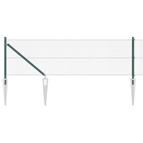 Vidaxl afrasteringspaal groen 10 x 0,6 m (16 x 16 mm gaas)