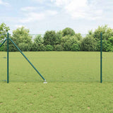 Vidaxl afrasteringspaal groen 10 x 1,2 m (25 x 25 mm gaas)
