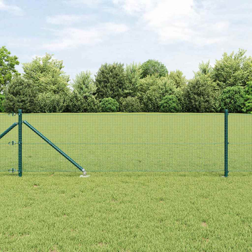 Vidaxl afrasteringspaal groen 25 x 0,6 m (16 x 16 mm gaas)