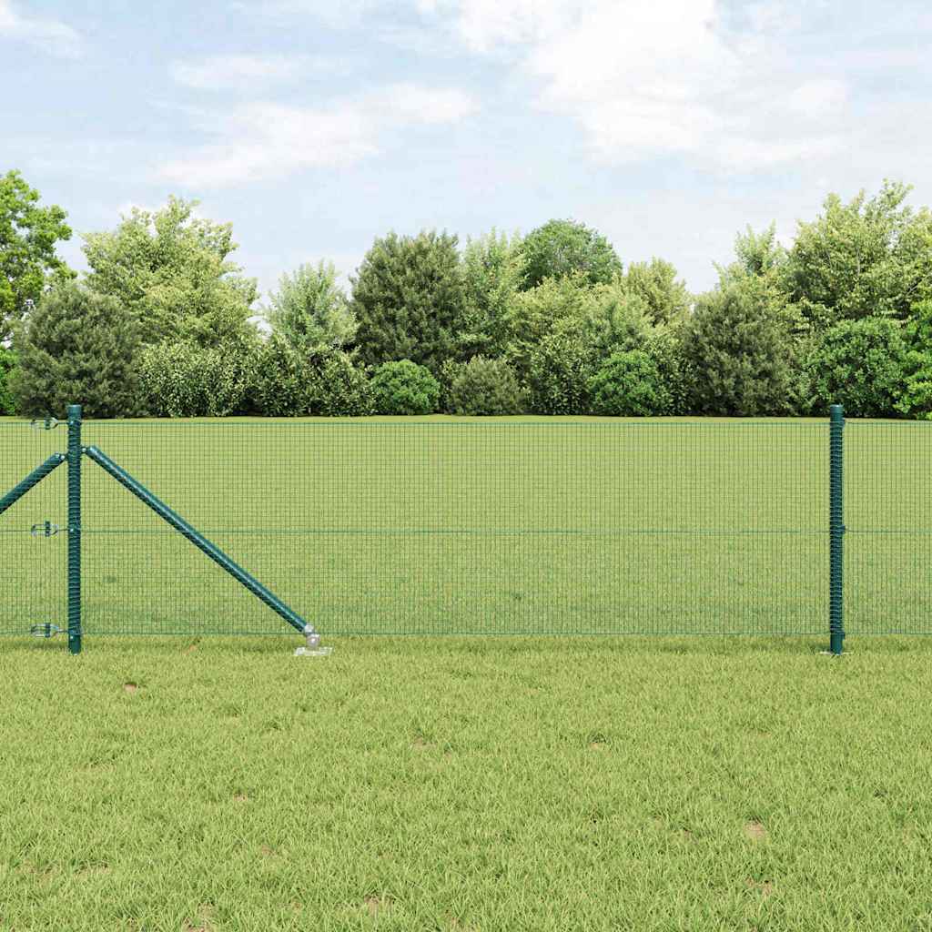 Vidaxl afrasteringspaal groen 25 x 0,8 m (12 x 12 mm gaas)