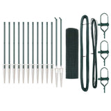 Vidaxl afrasteringspaal groen 25 x 0,8 m (25 x 25 mm gaas)