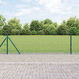 Vidaxl afrasteringspaal groen 25 x 0,6 m (12 x 12 mm gaas)