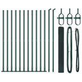 Vidaxl afrasteringspaal groen 25 x 0,8 m (12 x 12 mm gaas)
