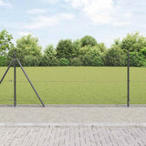 Vidaxl afrasteringspaal grijs 25 x 0,8 m (16 x 16 mm heknet)