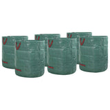 Vidaxl tuinafvalzakken 12 pcs groen 67 x 67 x 75,5 cm polypropyleen
