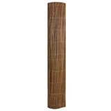 Vidaxl wilgen schutting naturel 170 x 500 cm wilg