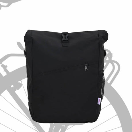 Vidaxl fietstas zwart 33 x 16 x 60 cm polyester