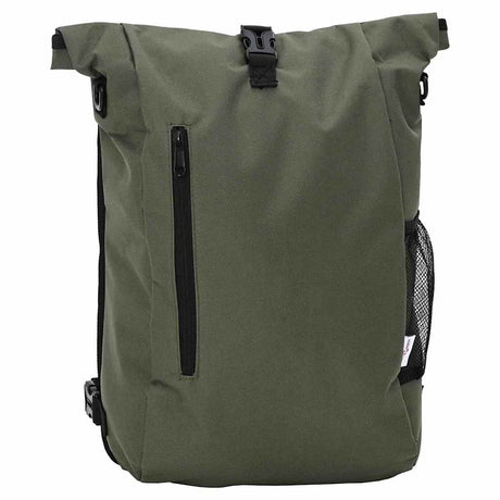 Vidaxl fietstas olijfgroen 31 x 13 x 58 cm polyester