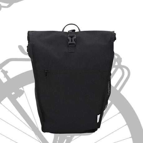 Vidaxl fietstas zwart 34 x 16 x 59 cm polyester