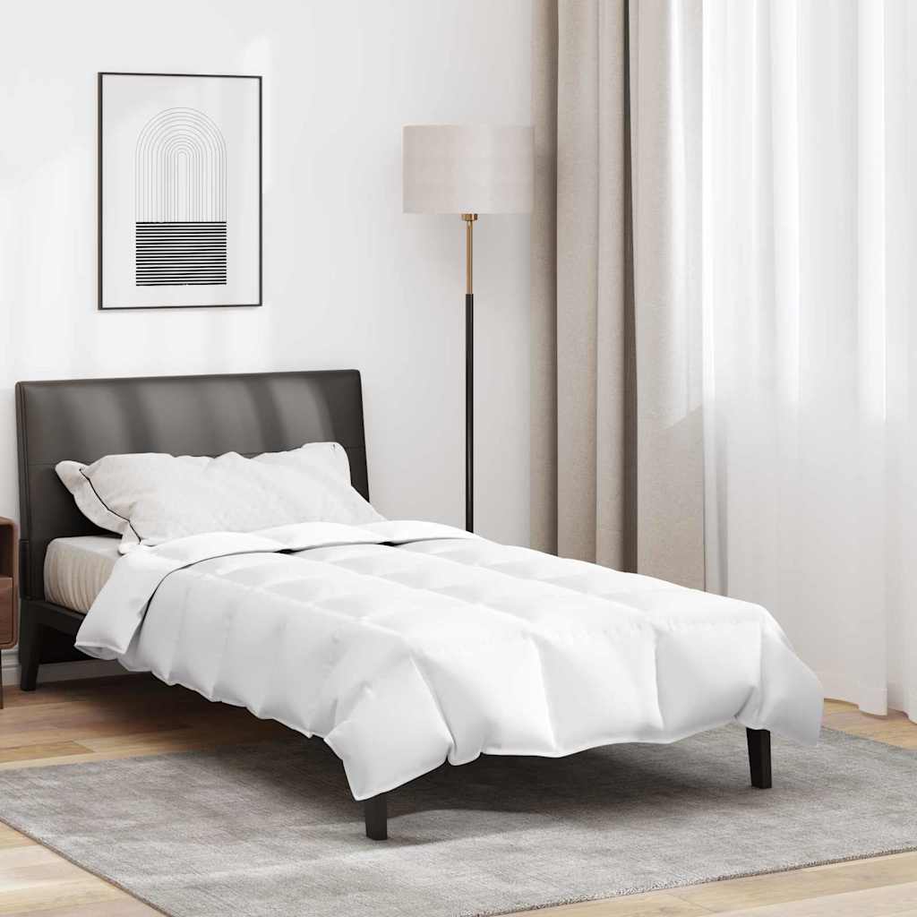 Vidaxl zomer dekbed wit 135 x 200 cm veren