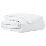 Vidaxl 2-in-1 dekbed wit 260 x 220 cm veren