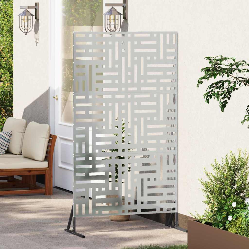 Vidaxl privacyscherm grijs 100 x 50 x 180 cm staal