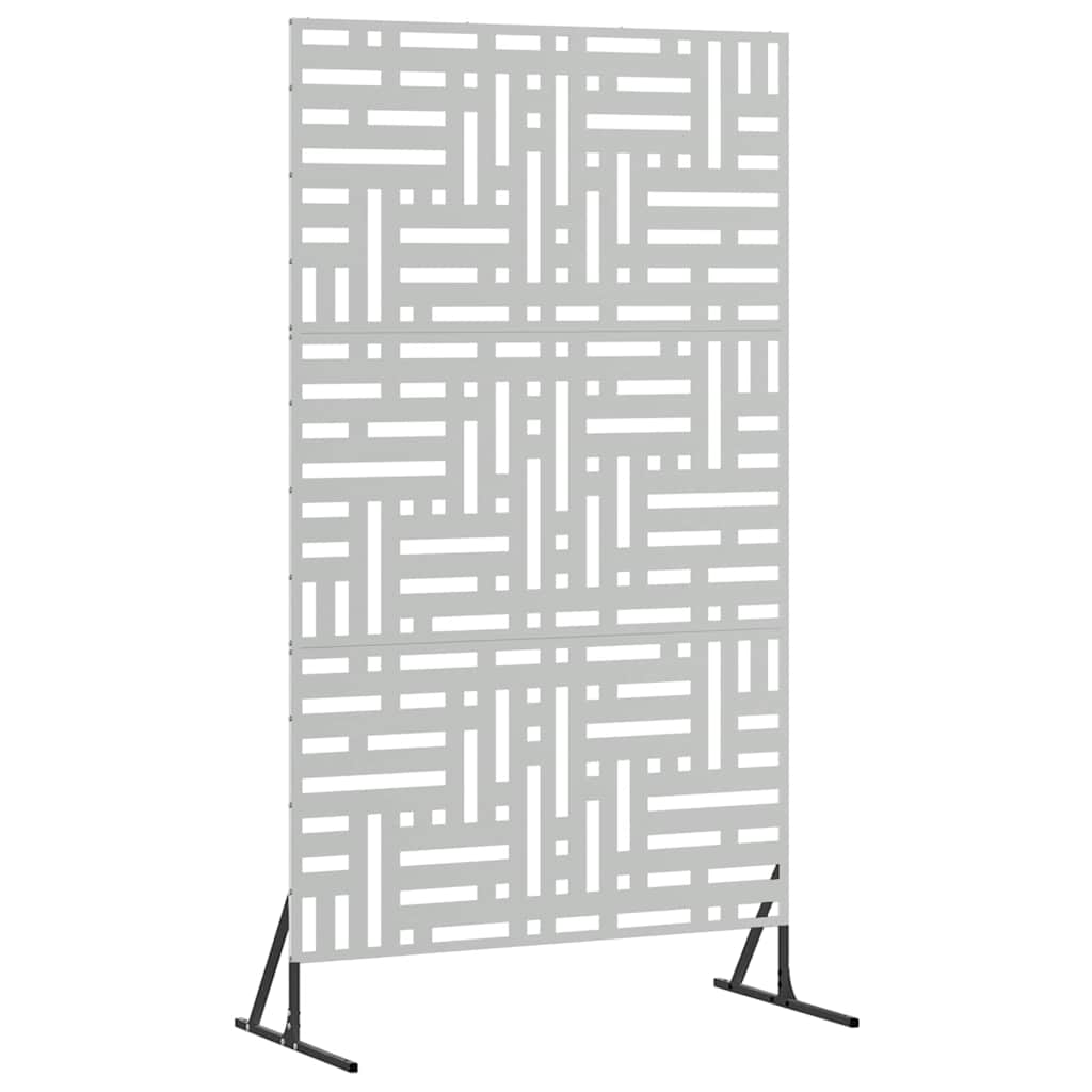 Vidaxl privacyscherm grijs 100 x 50 x 180 cm staal