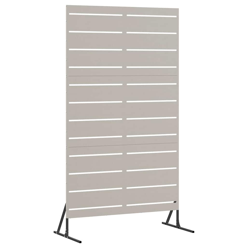 Vidaxl privacyscherm grijs 100 x 50 x 180 cm cortenstaal