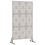 Vidaxl privacyscherm grijs 100 x 50 x 180 cm cortenstaal