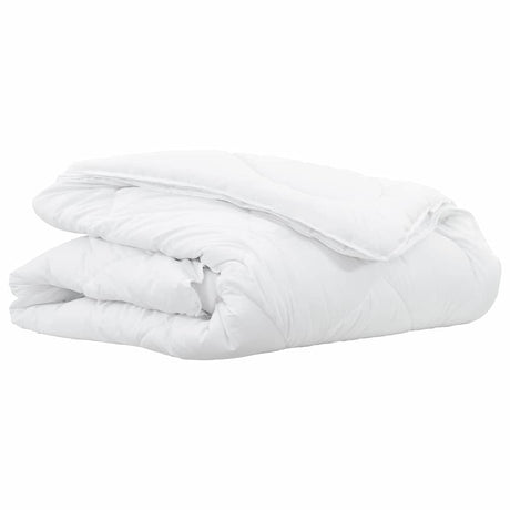 Vidaxl 2-in-1 dekbed wit 135 x 220 cm polyester