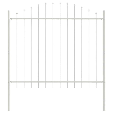 Vidaxl tuinhek wit 170 x 190 cm gepoedercoat staal