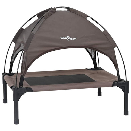 Vidaxl hondenbed bruin 76 x 62 x 70,5 cm staal