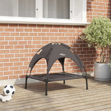 Vidaxl hondenbed bruin 63 x 49,5 x 60 cm staal