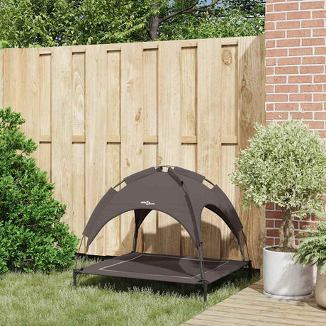 Vidaxl hondenbed bruin 90 x 81 x 80,5 cm staal