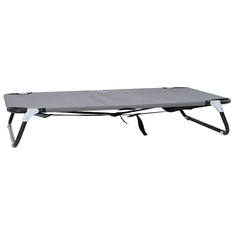 Vidaxl hondenbed lichtgrijs 105 x 65 x 18 cm staal