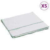 Vidaxx Reinigungstücher 5 Stück gestreift 50x60 cm weiß und grün