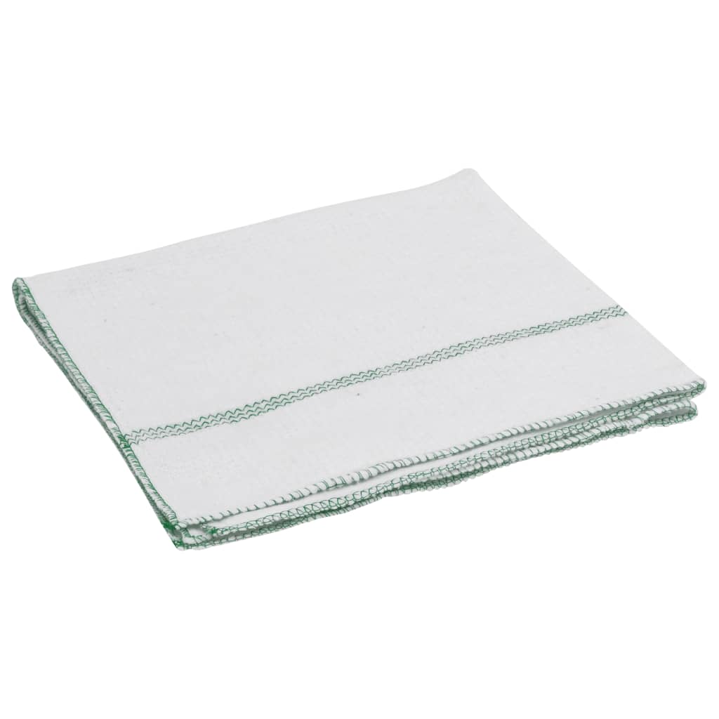 VidaXL cleaning cloths 50 sted 50x60 cm white and green