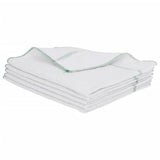 Vidaxl Cleaning Cloths 50 Sted 50x60 cm hvid og grøn